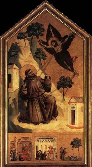 GIOTTO di Bondone Stigmatization of St Francis oil painting picture